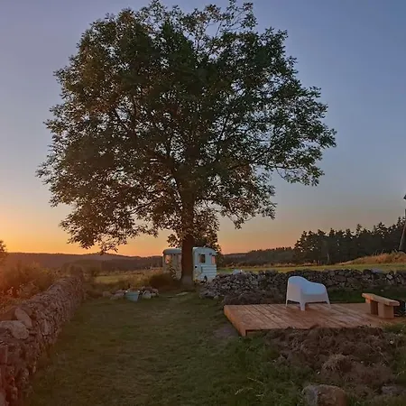 Caravane Vintage Insolite Avec Jacuzzi Au Calme Кемпинг